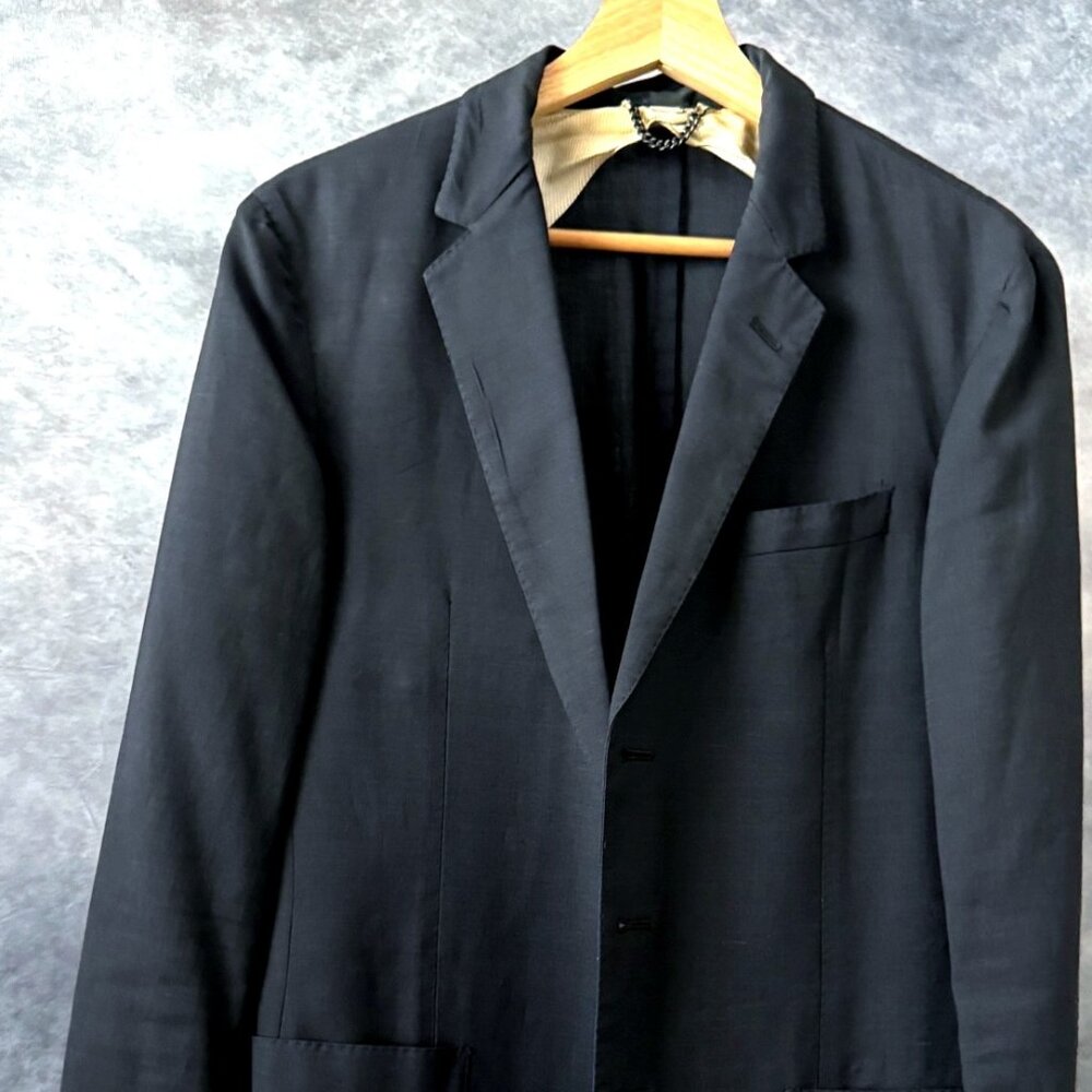 Burberry Navy Unlined Blazer – EU 50R / US 40R – Lightweight – Well Loved